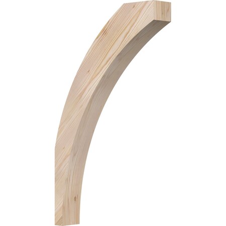 Ekena Millwork 3 1/2"W x 18"D x 30"H Thorton Smooth Knee Brace, Douglas Fir BRC04X18X30THR00SDF